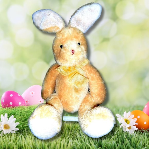 HUGE Easter Bunny Rabbit Decor Plush Toy - Picture 1 of 2